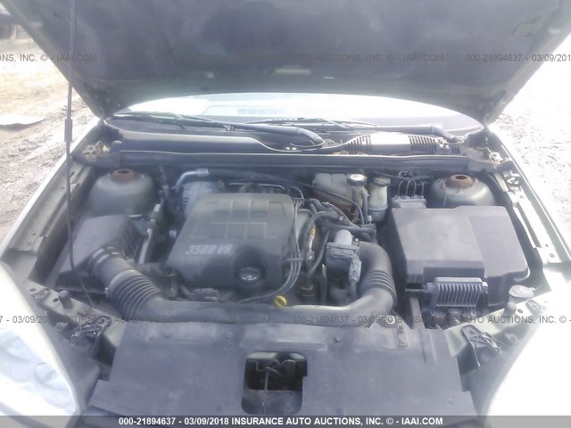 1G1ZT54835F205062 - 2005 CHEVROLET MALIBU LS 绿色 照片 10