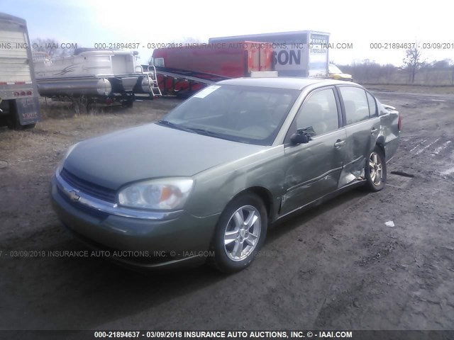 1G1ZT54835F205062 - 2005 CHEVROLET MALIBU LS 绿色 照片 2