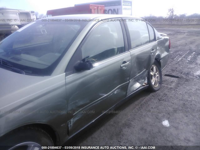 1G1ZT54835F205062 - 2005 CHEVROLET MALIBU LS 绿色 照片 6