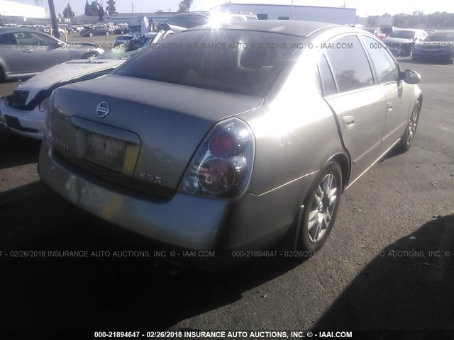 1N4AL11D96N343197 - 2006 NISSAN ALTIMA S/SL Champagne photo 4