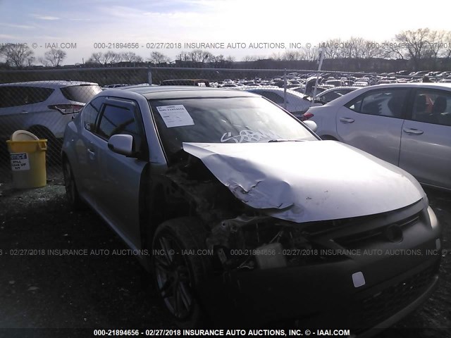 JTKJF5C74B3014454 - 2011 TOYOTA SCION TC 银色 照片 1