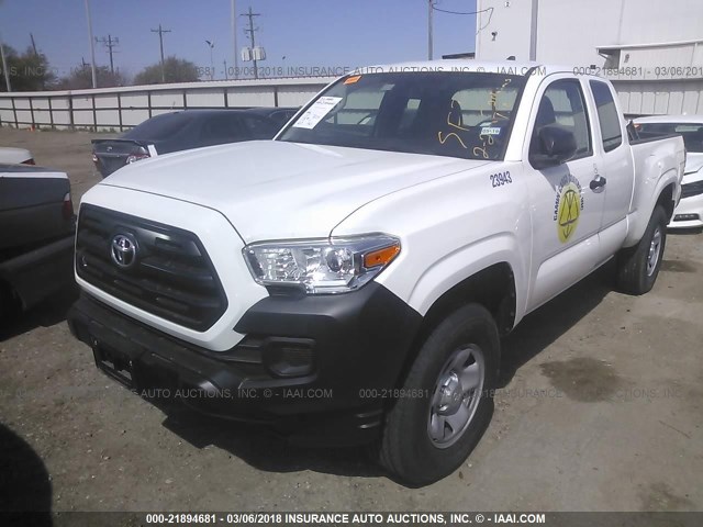 5TFRX5GN5HX091884 - 2017 TOYOTA TACOMA ACCESS CAB/SR/SR5 白色 照片 2