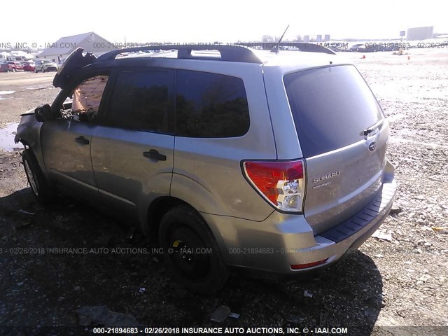 JF2SH6BC4AH908872 - 2010 SUBARU FORESTER XS Grau Foto 3