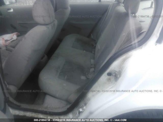 1G1AK55F677314206 - 2007 CHEVROLET COBALT LS WHITE photo 8