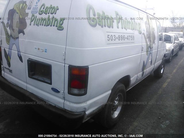 1FTFE24H4PHA43145 - 1993 FORD ECONOLINE E250 VAN WHITE photo 4