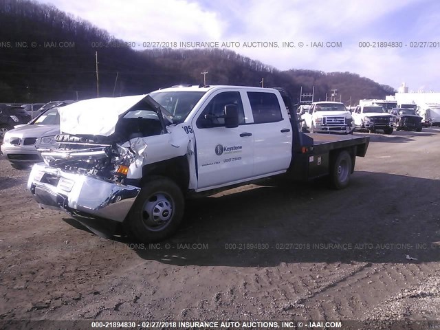 1GB4KYC84FF163952 - 2015 CHEVROLET K3500 4X4 CREWCAB  WHITE photo 2