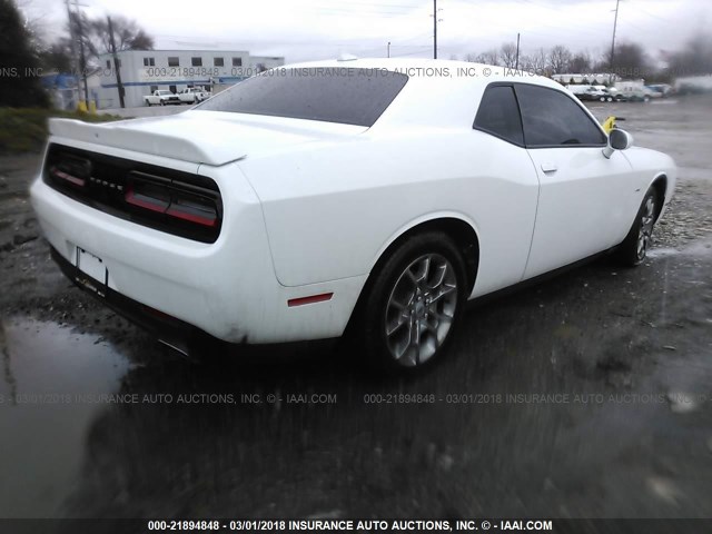 2C3CDZGG7HH622759 - 2017 DODGE CHALLENGER GT WHITE photo 4