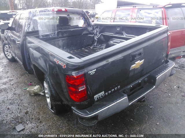 1GCVKREC9FZ234875 - 2015 CHEVROLET SILVERADO K1500 LT BLACK photo 3