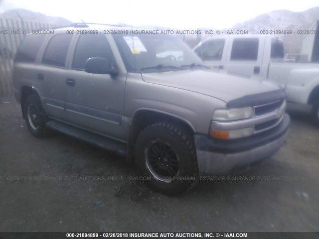 1GNEK13TX1R100641 - 2001 CHEVROLET TAHOE K1500 BROWN photo 1