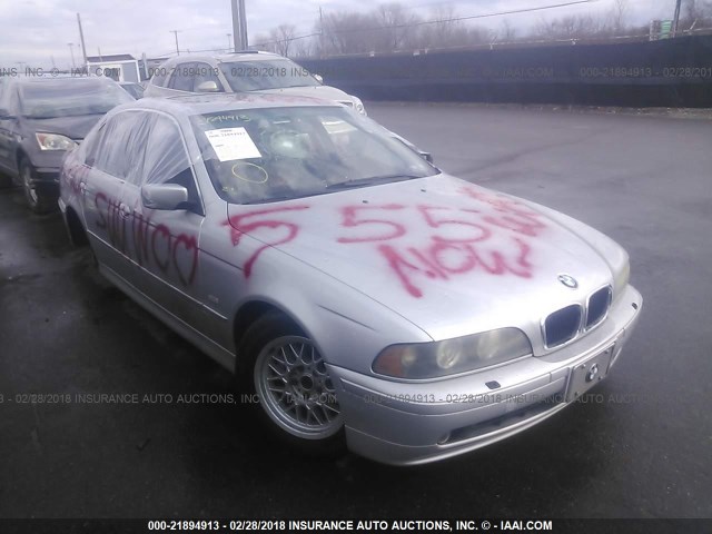 WBADT43452GY96589 - 2002 BMW 525 I AUTOMATIC SILVER photo 1