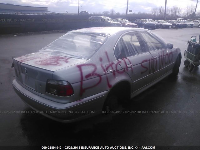 WBADT43452GY96589 - 2002 BMW 525 I AUTOMATIC SILVER photo 4