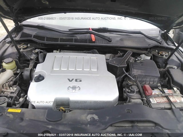 4T1BK46K47U519117 - 2007 TOYOTA CAMRY NEW GENERAT LE/XLE/SE BLACK photo 10