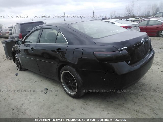 4T1BK46K47U519117 - 2007 TOYOTA CAMRY NEW GENERAT LE/XLE/SE BLACK photo 3