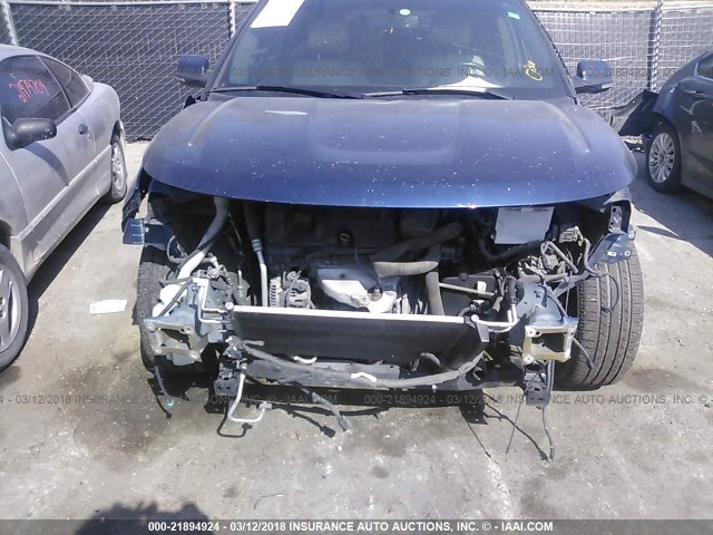 1FMHK7F80CGA72956 - 2012 FORD EXPLORER LIMITED 蓝色 照片 6