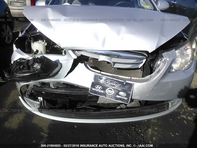 KMHDU4AD3AU854260 - 2010 HYUNDAI ELANTRA BLUE/GLS/SE SILVER photo 6