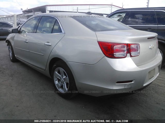 1G11B5SA6DF296123 - 2013 CHEVROLET MALIBU LS 金色 照片 3