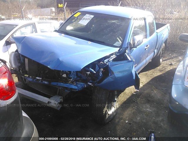 5TEUU42N55Z037042 - 2005 TOYOTA TACOMA ACCESS CAB Көк фото 2