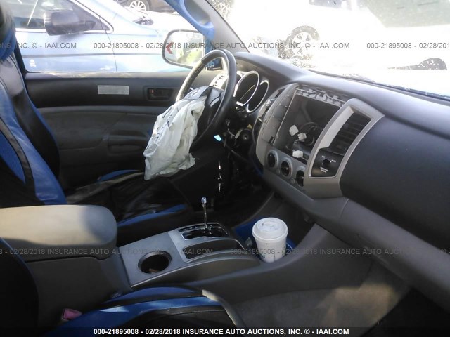 5TEUU42N55Z037042 - 2005 TOYOTA TACOMA ACCESS CAB Көк фото 5