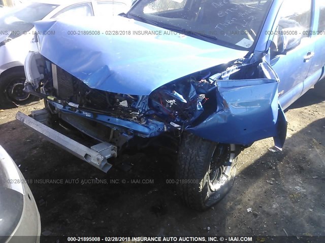 5TEUU42N55Z037042 - 2005 TOYOTA TACOMA ACCESS CAB Көк фото 6