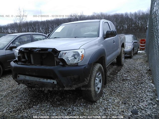 5TFUX4EN6FX035232 - 2015 TOYOTA TACOMA ACCESS CAB Մոխրագույն լուսանկար 2