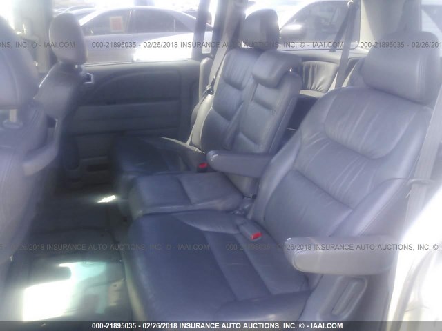 5FNRL38736B455419 - 2006 HONDA ODYSSEY EXL ვერცხლისფერი ფოტო 8