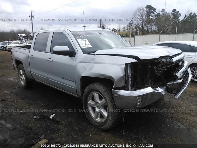 3GCUKREC9GG117858 - 2016 CHEVROLET SILVERADO K1500 LT SILVER photo 1