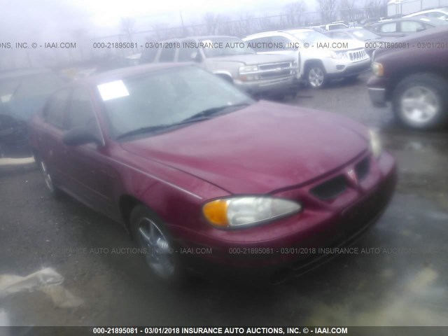 1G2NE52F34C248791 - 2004 PONTIAC GRAND AM SE MAROON photo 1