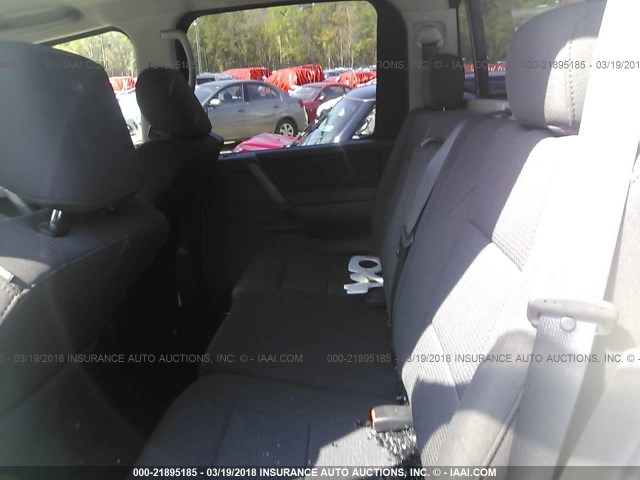 1N6BA0ED9BN313861 - 2011 NISSAN TITAN S/SV/SL/PRO-4X WHITE photo 8