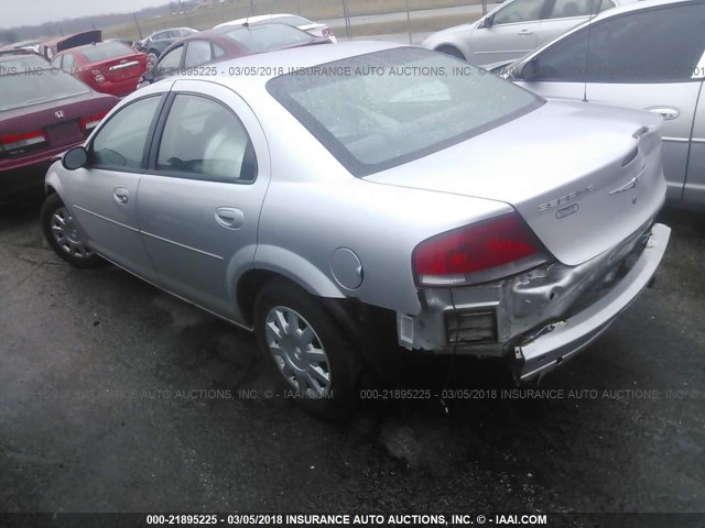 1C3EL46X55N511128 - 2005 CHRYSLER SEBRING SILVER photo 3