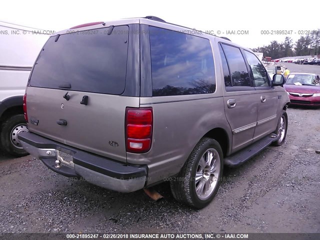 1FMRU15W01LA46275 - 2001 FORD EXPEDITION XLT ოქროსფერი ფოტო 4