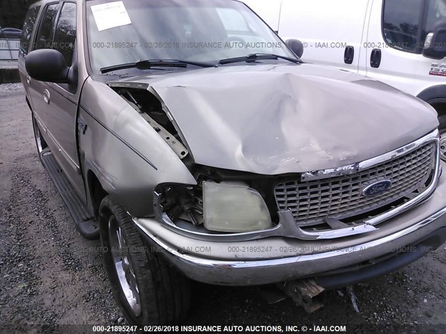 1FMRU15W01LA46275 - 2001 FORD EXPEDITION XLT ოქროსფერი ფოტო 6