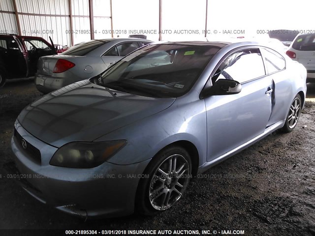 JTKDE167080229683 - 2008 TOYOTA SCION TC 蓝色 照片 2