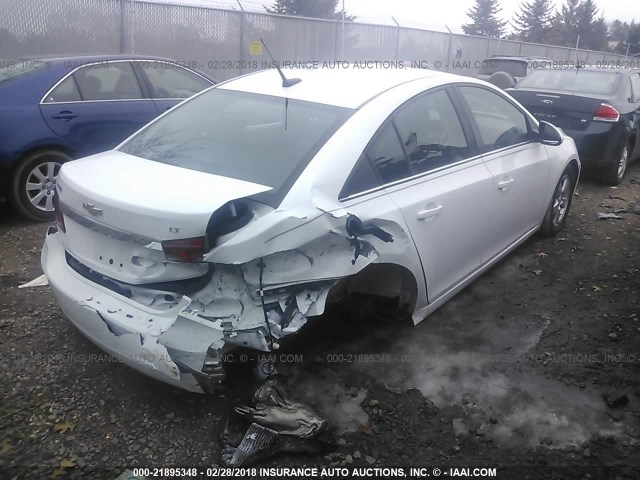 1G1PC5SB4E7472131 - 2014 CHEVROLET CRUZE LT WHITE photo 4