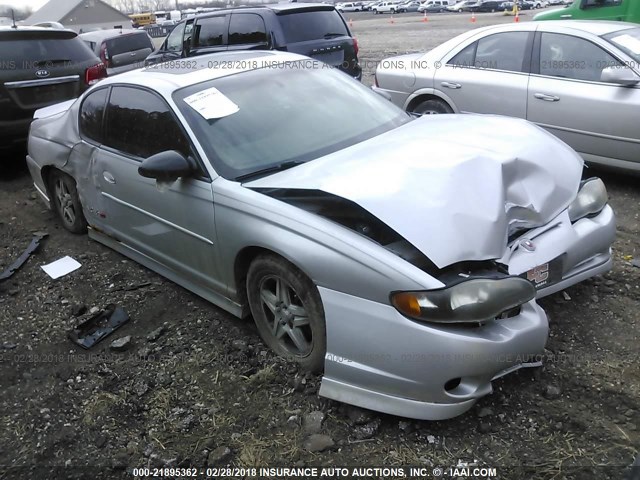 2G1WX15K939141903 - 2003 CHEVROLET MONTE CARLO SS ვერცხლისფერი ფოტო 1