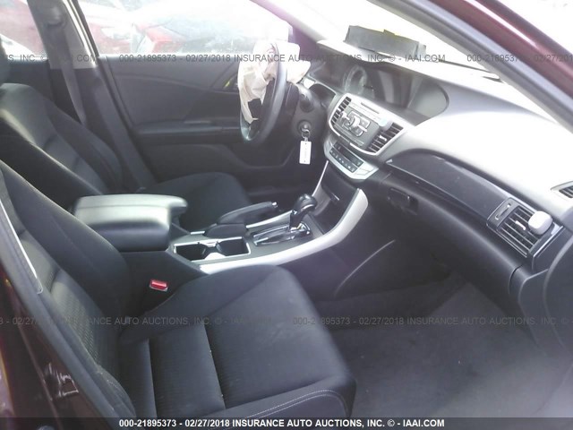 1HGCR2F53EA202531 - 2014 HONDA ACCORD SPORT 栗色 照片 5
