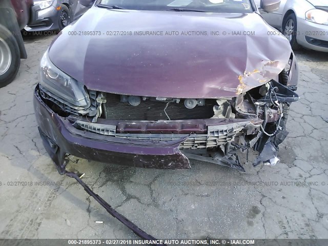 1HGCR2F53EA202531 - 2014 HONDA ACCORD SPORT 栗色 照片 6