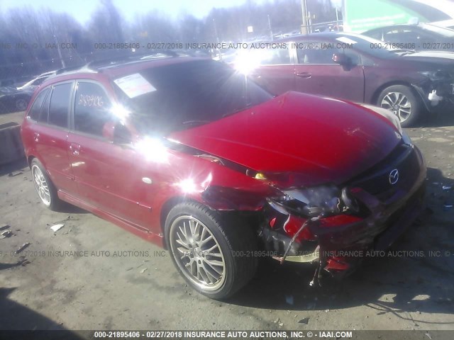 JM1BJ246421633534 - 2002 MAZDA PROTEGE PR5 红色 照片 1