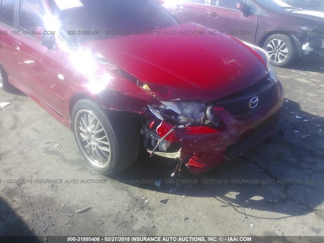 JM1BJ246421633534 - 2002 MAZDA PROTEGE PR5 红色 照片 6