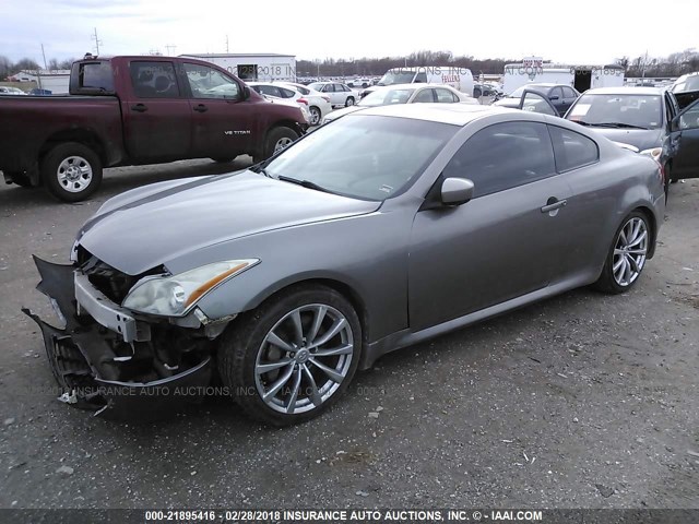 JNKCV64EX8M130636 - 2008 INFINITI G37 JOURNEY/SPORT GRAY photo 2