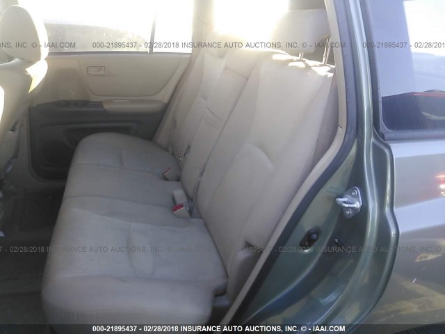 JTEGP21A960102124 - 2006 TOYOTA HIGHLANDER LIMITED GREEN photo 8