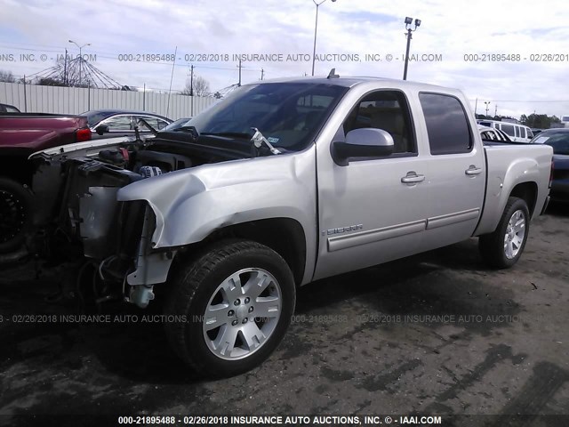 2GTEC13J281205875 - 2008 GMC SIERRA C1500 GRAY photo 2