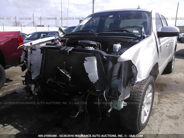 2GTEC13J281205875 - 2008 GMC SIERRA C1500 GRAY photo 6