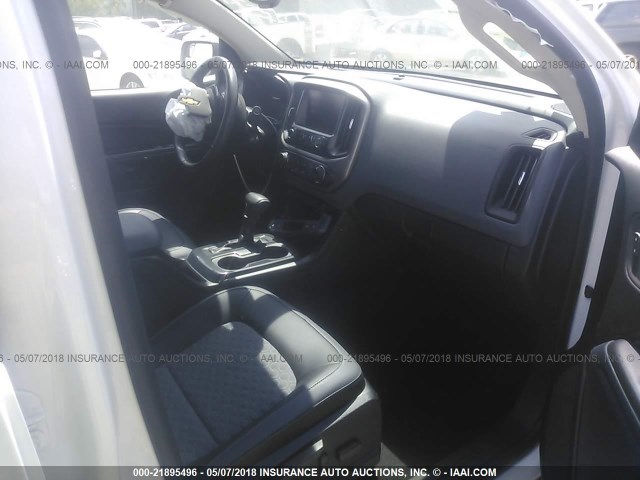 1GCGSCE37F1275512 - 2015 CHEVROLET COLORADO Z71 WHITE photo 5