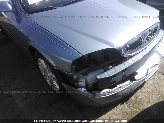 1LNHM87A63Y666351 - 2003 LINCOLN LS Light Blue photo 6