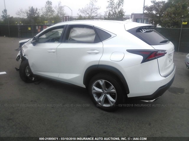 JTJYARBZ9H2070285 - 2017 LEXUS NX 200T/BASE/F SPORT WHITE photo 3