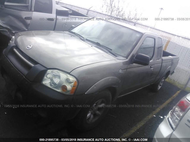 1N6DD26T64C459795 - 2004 NISSAN FRONTIER KING CAB XE TAN photo 2