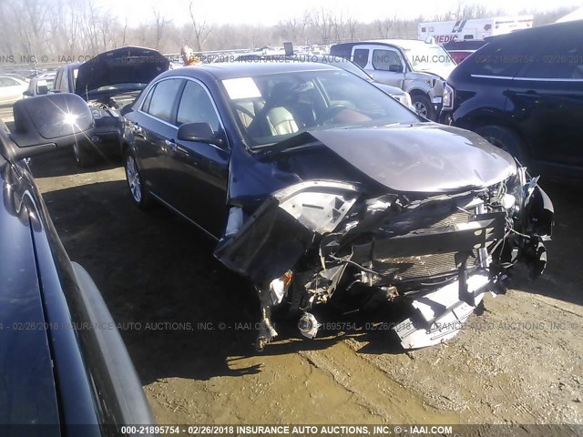 1G1ZE5E76A4107858 - 2010 CHEVROLET MALIBU LTZ BLACK photo 1