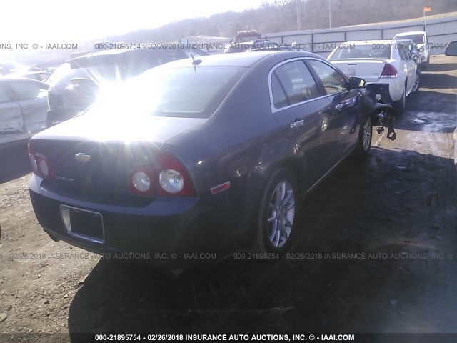 1G1ZE5E76A4107858 - 2010 CHEVROLET MALIBU LTZ BLACK photo 4
