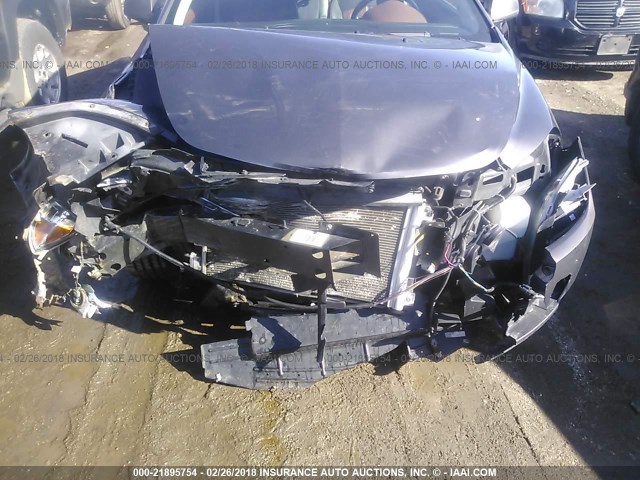 1G1ZE5E76A4107858 - 2010 CHEVROLET MALIBU LTZ BLACK photo 6