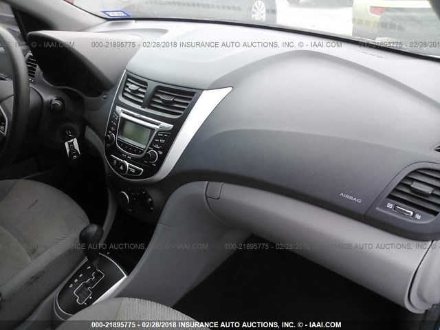 KMHCT5AEXCU020602 - 2012 HYUNDAI ACCENT GLS/GS BLUE photo 5